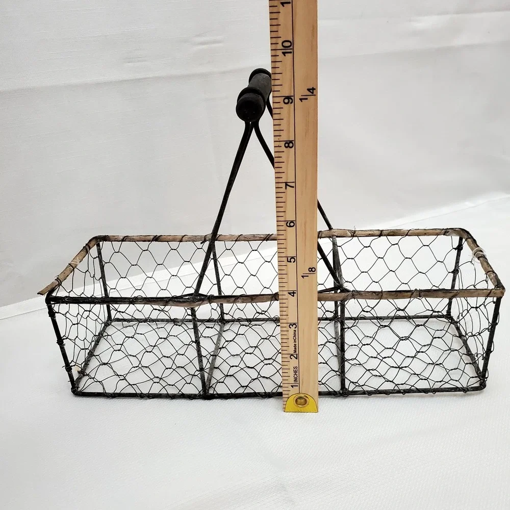 Farmhouse Style Utensil‎ Holder Cooking Caddy or Spoons/Forks/Knives...